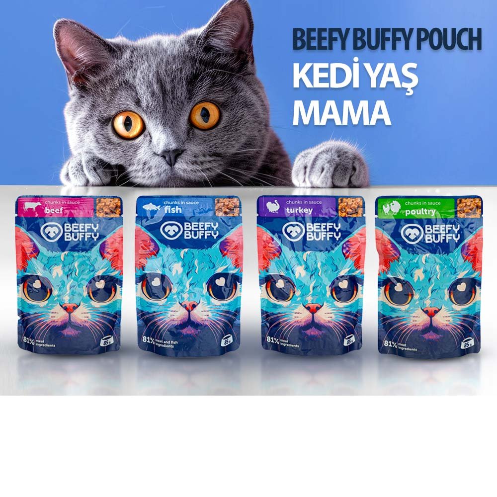 Beffy Buffy Kedi Yaş Mama Kategorisi