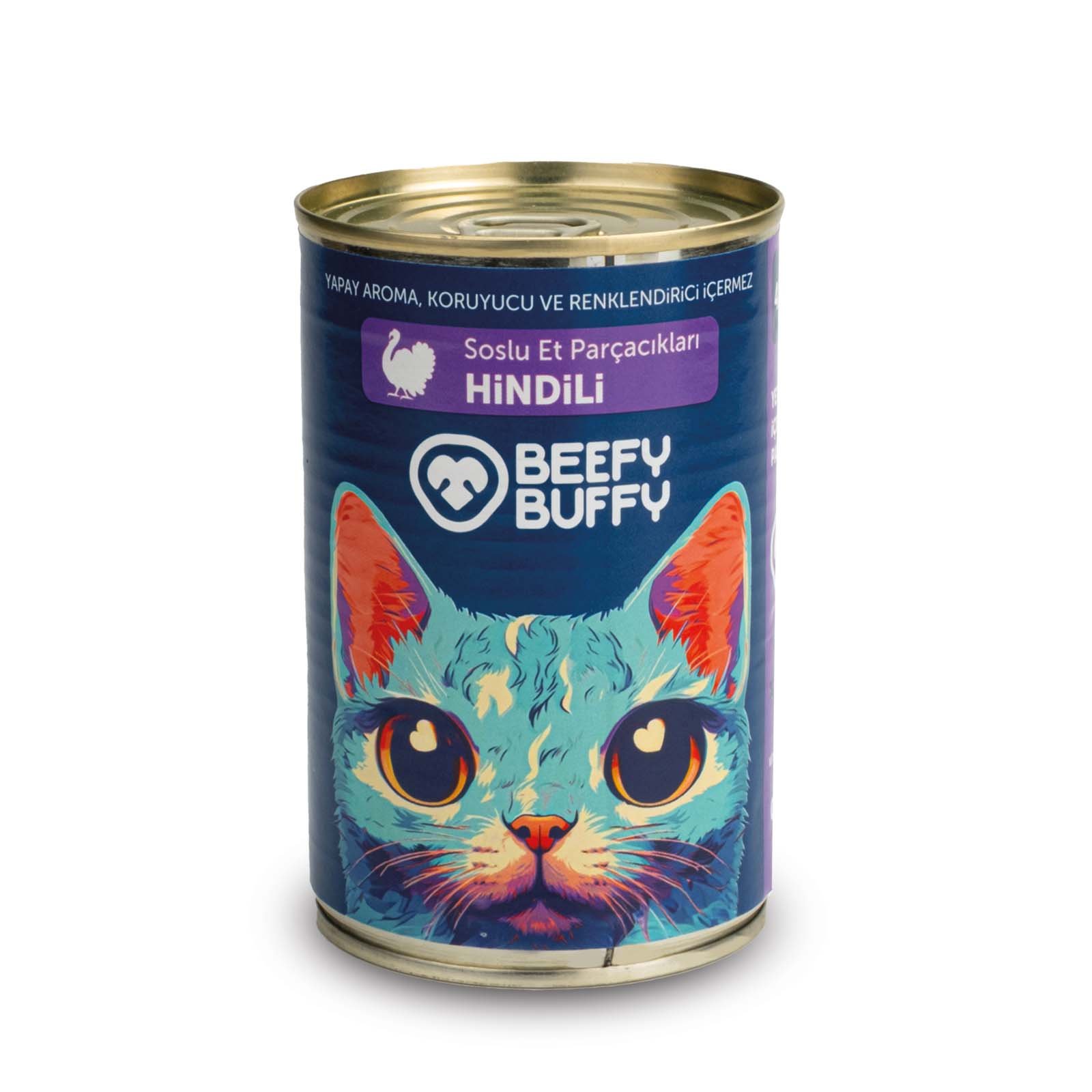 Beffy Buffy Hindili Kedi Konserve Mama
