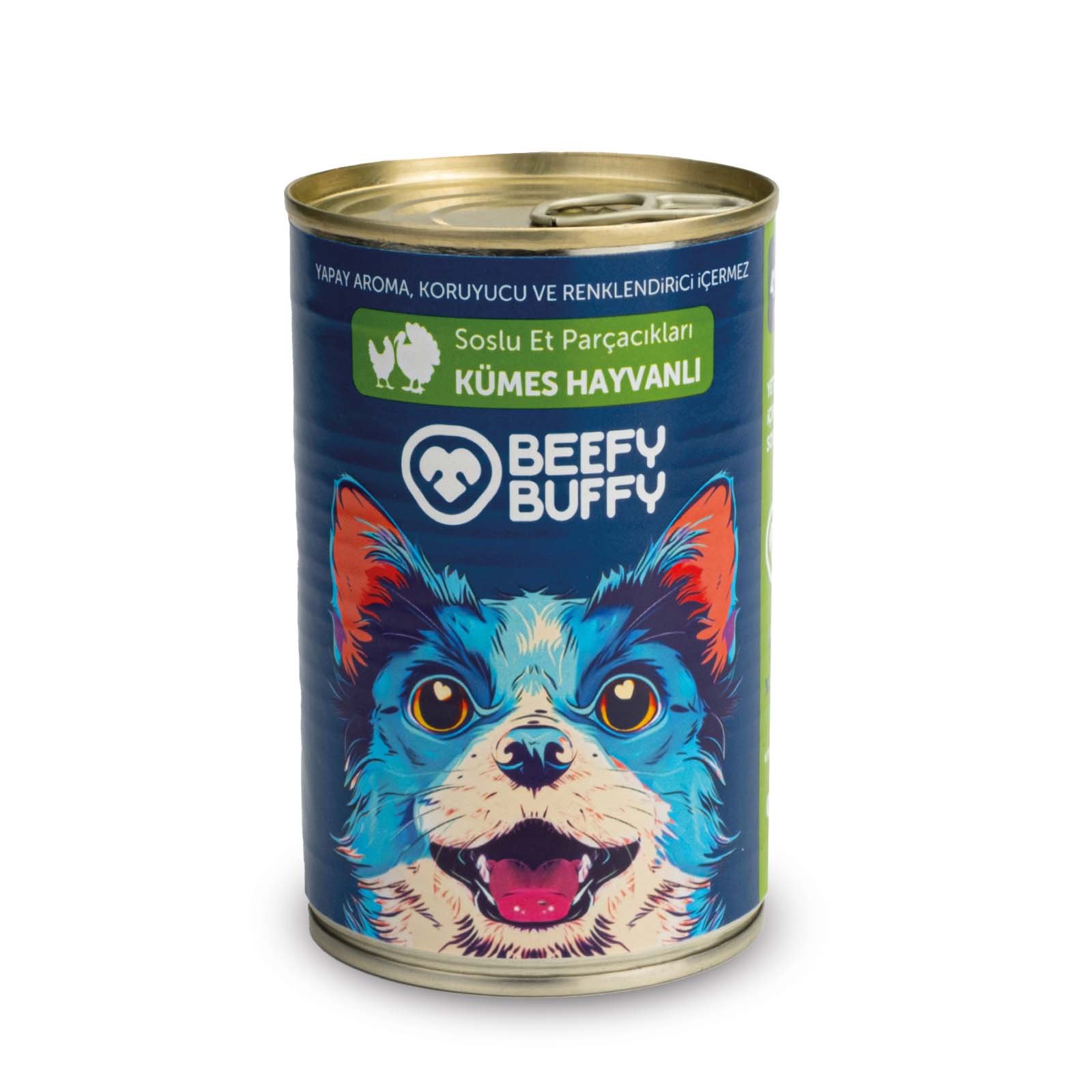 Beffy Buffy Kümes Hayvanlı Köpek Konserve Mama