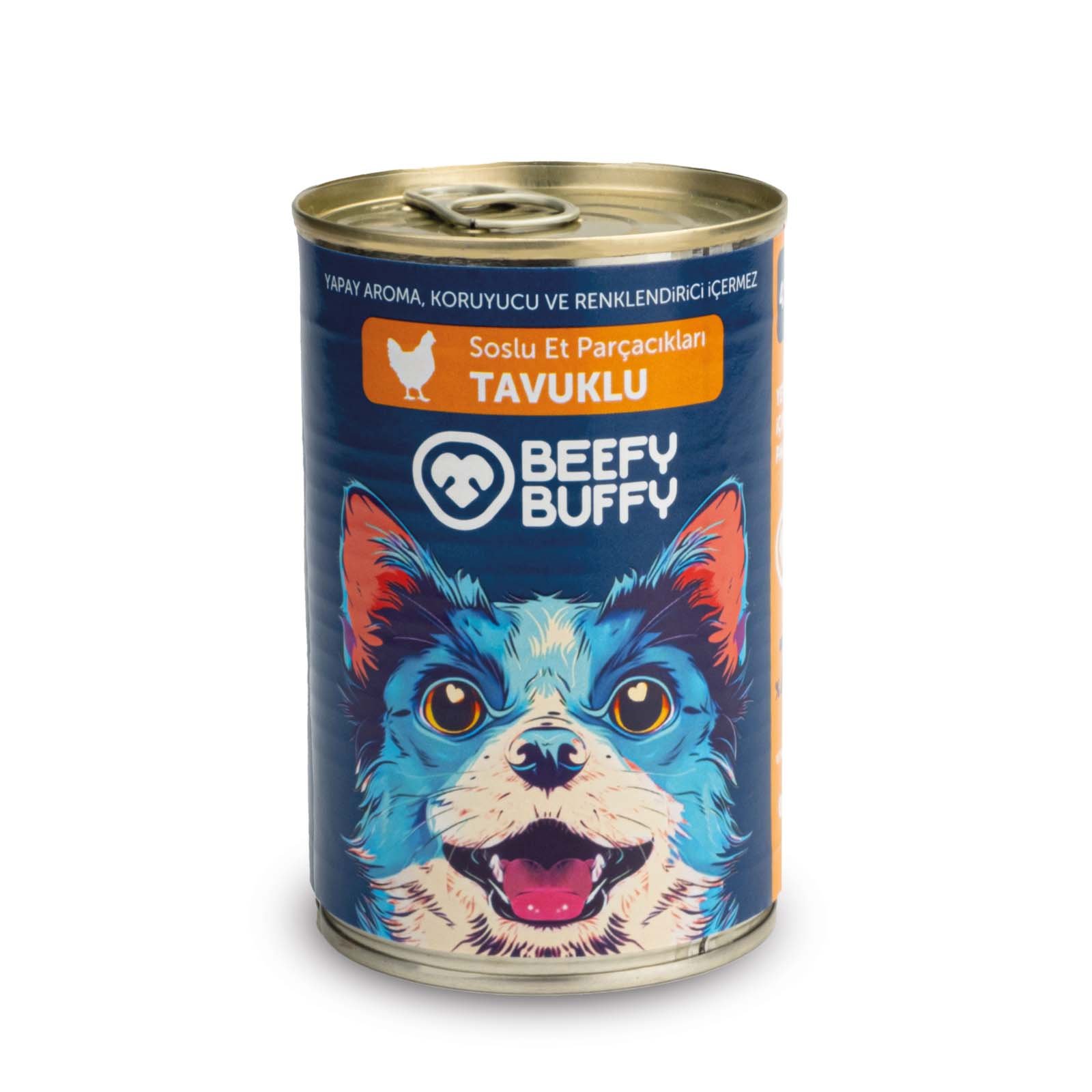 Beffy Buffy Tavuklu Köpek Konserve Mama