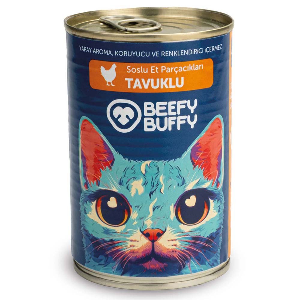 Beffy Buffy Tavuklu Kedi Konserve Mama