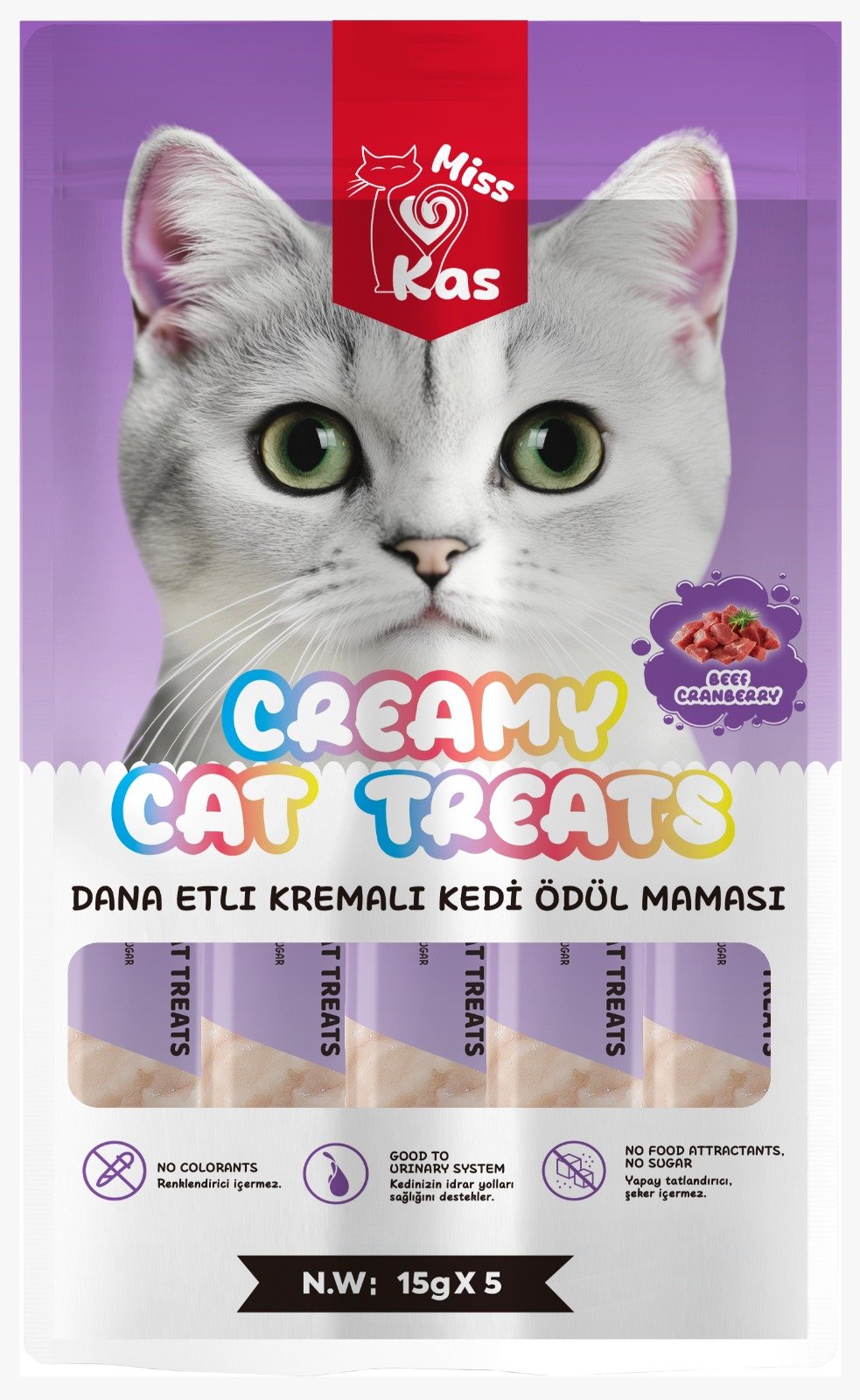 Miss Kas Dana Etli Kremalı Kedi Ödül Maması