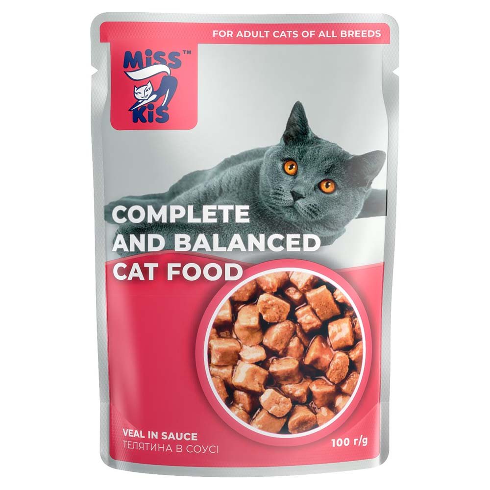 Miss Kis Pouch Dana Etli Kedi Yaş Mama