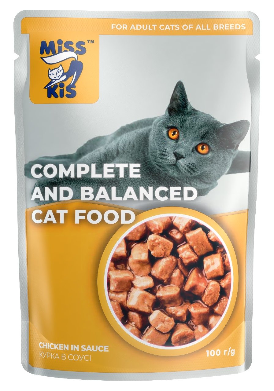 Miss Kis Pouch Soslu Tavuk Kedi Yaş Mama