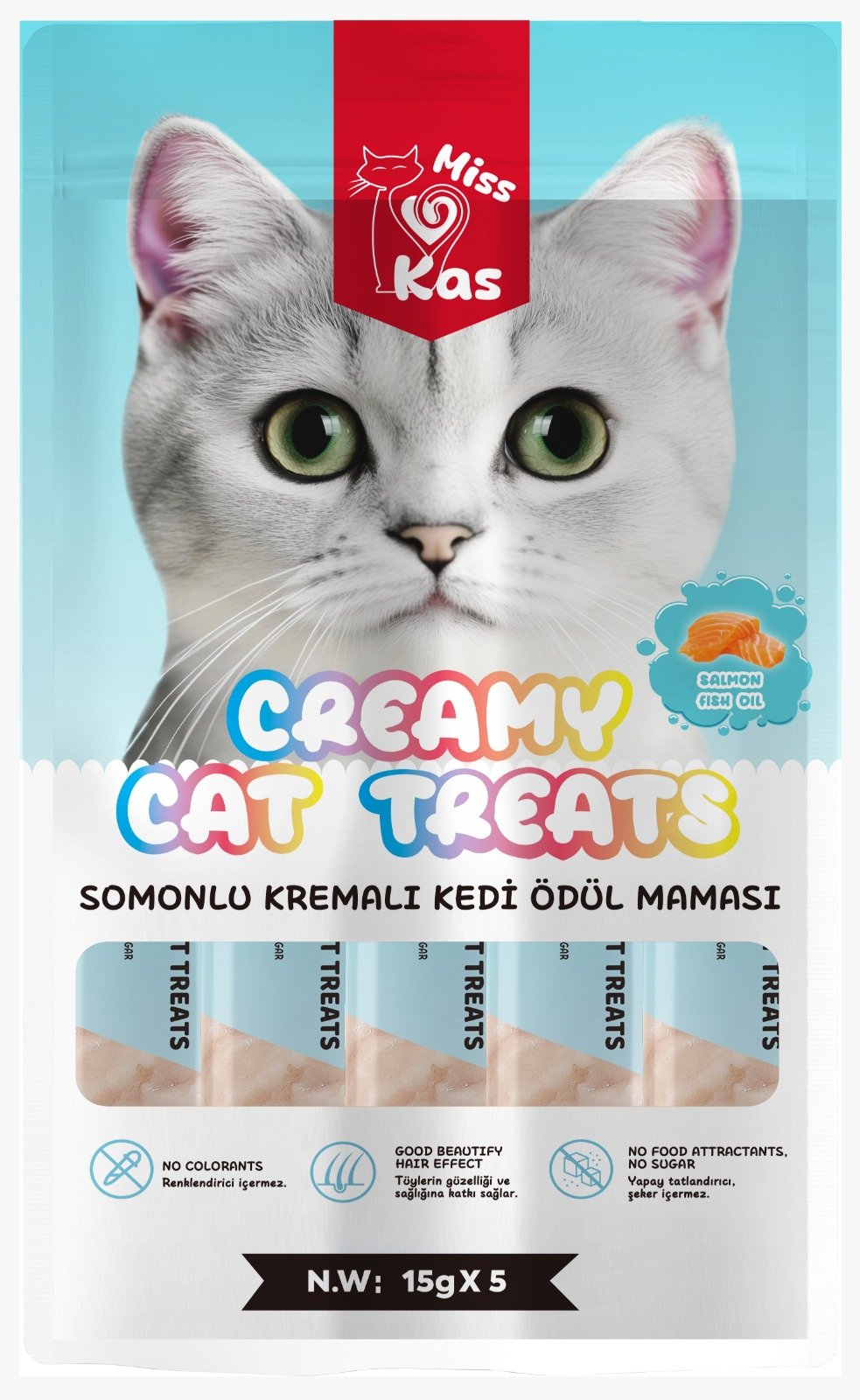 Miss Kas Somonlu Kremalı Kedi Ödül Maması